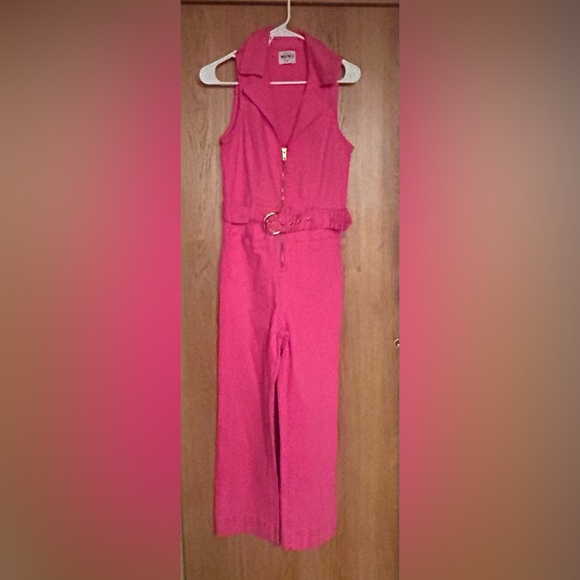Show Me Your Mumu Hot Pink Cropped Jumpsuit - Picture 5 of 6